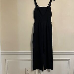 Abercrombie & Fitch Black Sleeveless Jumpsuit